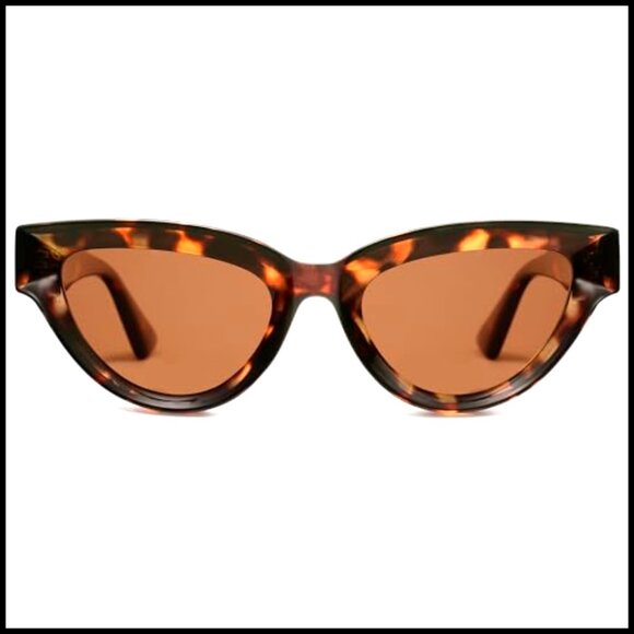 Retro Polarized Cat Eye Sunglasses Women Vintage UV400 Protection Sunnies main image 5